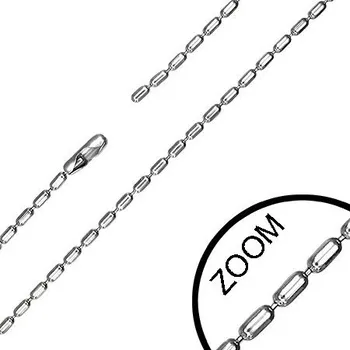 Řetízek Oválkový ocelový náhrdelník