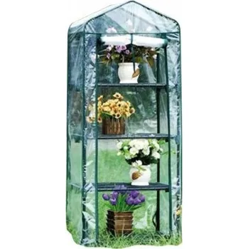 Skleník DEMA Fóliový box s policí 69x49x157 cm