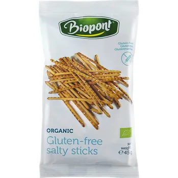 Bonbon Tyčinky slané bez lepku 45 g BIO BIOPONT