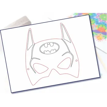 Radost v písku Maska na obličej vzor 7