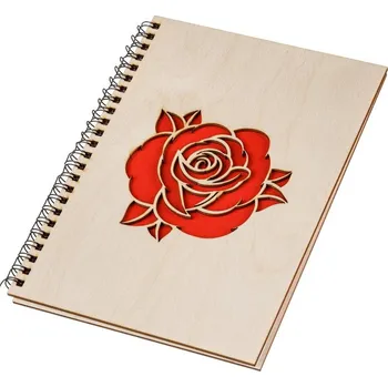 Dřevěná hračka Dřevěný blok A5 - růže