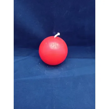 Svíčka Svíčka koule červená 6 cm