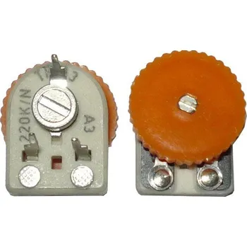 Síťový kabel 220R - TP113, trimr uhlíkový keramický ležatý RM5x10mm