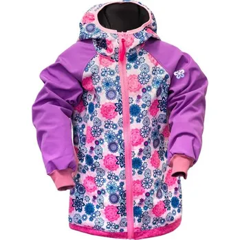 Chlapecká bunda Softshellová bunda Květy s potiskem Dětská zimní bunda Květy