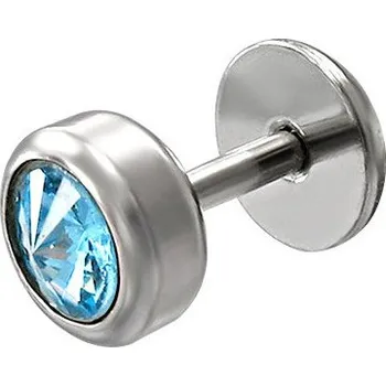 Piercing Piercing - zirkon aquamarín