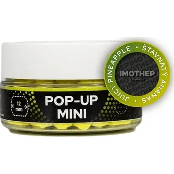 Boilies Imothep carpbaits Pop-up mini dumbels - šťavnatý ananas 12 mm, 50g