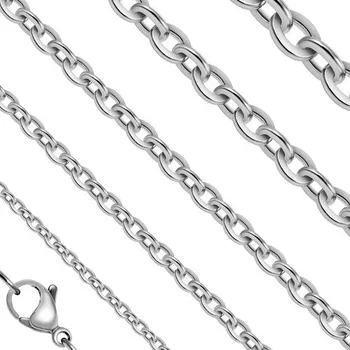 Řetízek ŠPERKYLA - Řetízek z chirurgické oceli - Cable 45 cm x 1.5 mm