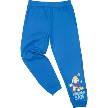 Modré chlapecké tepláky Fireman Sam Velikost: 110/116