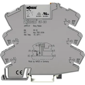 Elektronická součástka WAGO 857-303 reléový modul, 12 V/DC, 6 A, 1 přepínací kontakt, 1 ks