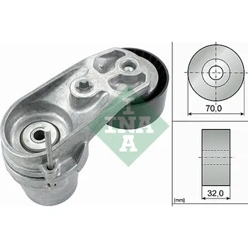 Napínák, žebrovaný klínový řemen INA 534 0433 10