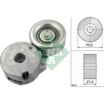 Napínák, žebrovaný klínový řemen INA 534 0442 10