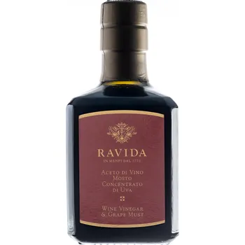 Ocet Vinný ocet Ravida Aceto di vino e mosto concentrato di uva 250ml (Vinný ocet z červeného vína Marsala 250ml )
