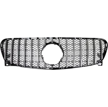 Autodíl PROTEC Přední maska Mercedes X156 GLA 2013-2017 PANAMERICANA černá chromová