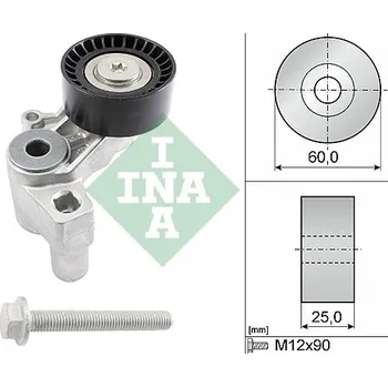 Napínák, žebrovaný klínový řemen INA 534 0100 20