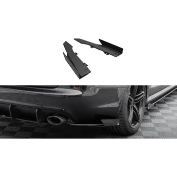 Tuning Splittery zadní boční Street Pro + flaps Audi RS6 Avant C6 černo červené