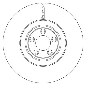 Brzdový kotouč Brzdový kotouč TRW DF6651S