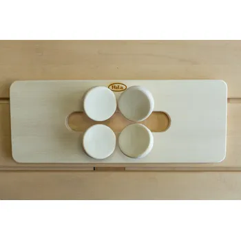 HALU designový obdelníkový ergonomický podhlavník do sauny z osiky - HALU-DESOBD-ERGPODHL-OSIKA