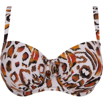 Dámské plavky Plavková vyztužená podprsenka ANTIGEL (FBA4046-01), Velikost 70E, Barva bílá