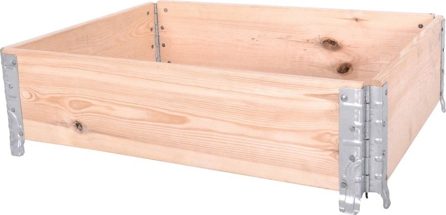 ROJAPLAST záhon vyvýšený SKLÁDACÍ 80x60cm dřevěný