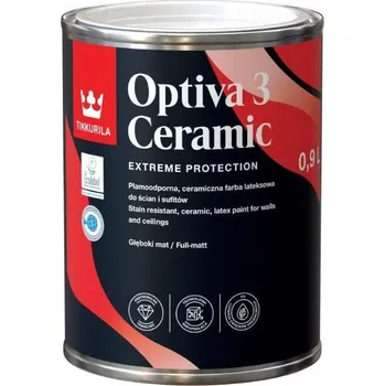 barva na zeď Tikkurila OPTIVA 3 CERAMIC SM3 BA 0,9