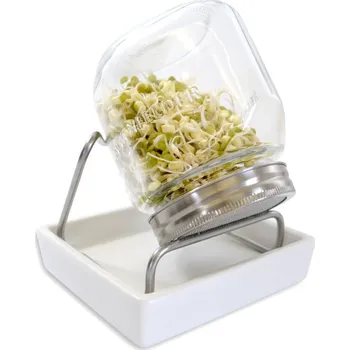 Nádoba na klíčení Eschenfelder Sada I 1000 ml sklenice na klíčení Barva: Bílá