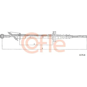 Spojkové lanko Cofle 1172.1