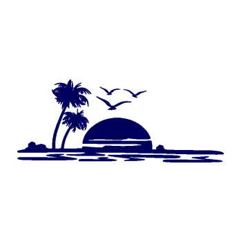 Samolepící dekorace SAMOLEPKA Krajina moře 001 levá karavan na cestách (23 - tmavě modrá) NA AUTO, NÁLEPKA, FÓLIE, POLEP, TUNING, VLASTNÍ TEXT, TISK, AUTOSAMOLEPKY.cz, POLEPY, OBRÁZEK, LOGO, SAMOLEPKY