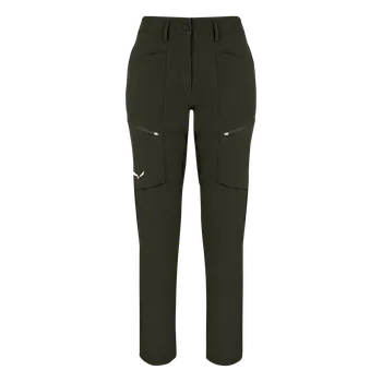 Salewa Dámské softshellové kalhoty PUEZ DST CARGO 48/42, dark olive