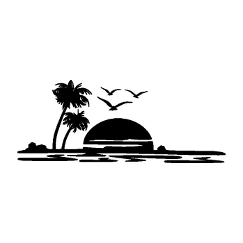 Samolepící dekorace SAMOLEPKA Krajina moře 001 levá karavan na cestách (01 - černá) NA AUTO, NÁLEPKA, FÓLIE, POLEP, TUNING, VLASTNÍ TEXT, TISK, AUTOSAMOLEPKY.cz, POLEPY, OBRÁZEK, LOGO, SAMOLEPKY