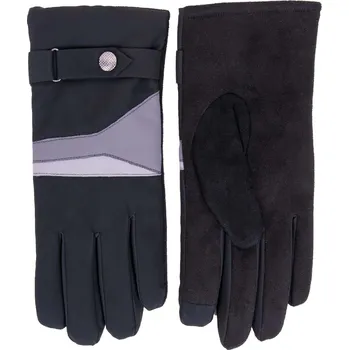 Rukavice Pánské rukavice RS-081 černá s šedou - Yoclub černá s šedou 27