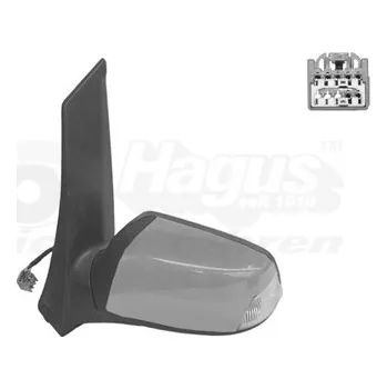 Auto zrcátko Vnější zpětné zrcátko VAN WEZEL 1862827