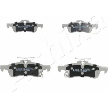 Brzdová destička Sada brzdových destiček, kotoučová brzda ASHIKA GROUP 51-02-225