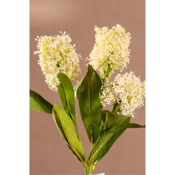 umělá květina Paramit SKIMMIA Aranžovací květina bílá 58 cm