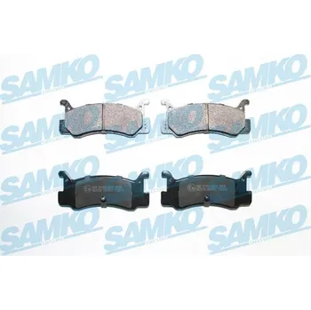 Brzdová destička Sada brzdových destiček, kotoučová brzda SAMKO 5SP367