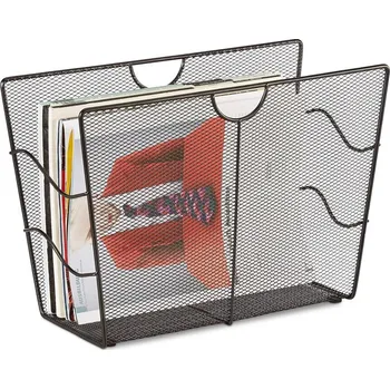 Stojan na knihu Stojan na noviny - Relaxdays, různé varianty Černý