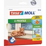 Tesa moll® - Gumové těsnění E profil - bílá
