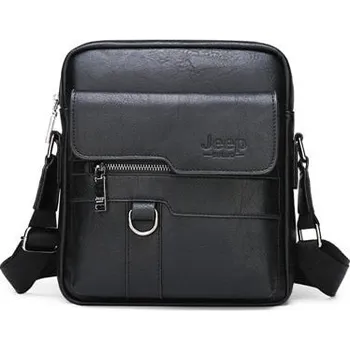 Stylová pánská brašna kožená crossbody taška Barva: Černá 8301-1