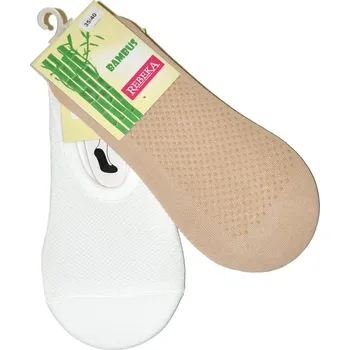 Pánské ponožky Rebecca baleríny 1030 Bamboo ABS 35-40 Černá 35-40