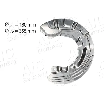 Auto-moto Ochranný plech proti rozstřikování, brzdový kotouč A.I.C. 56980