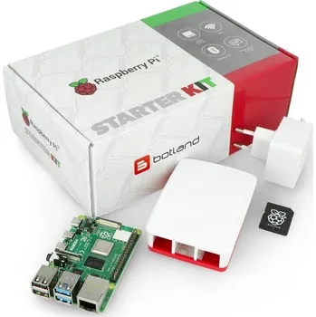 Stolní počítač Sada s Raspberry Pi 4B WiFi 4 GB RAM + 32 GB microSD + oficiální příslušenství