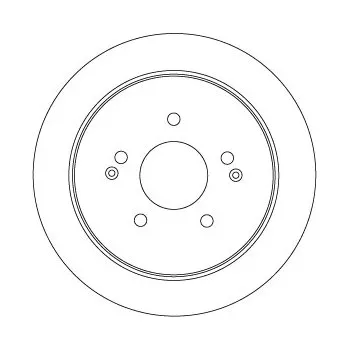 Brzdový kotouč Brzdový kotouč TRW DF6901