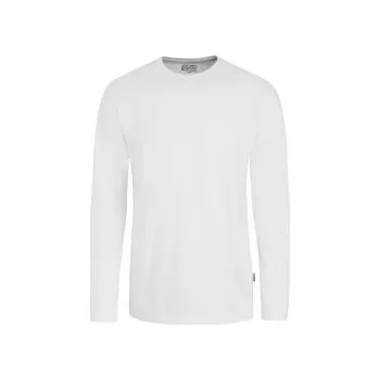Pánské tričko Pánské triko s dlouhým rukávem 120300H - Jockey bílá L