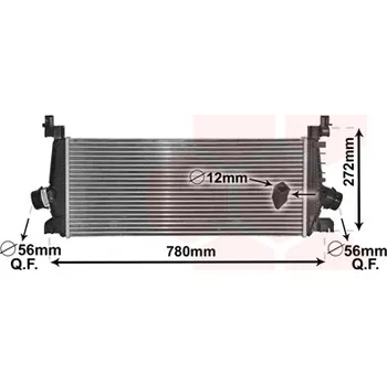 Motor automobilu Chladič turba VAN WEZEL 37004647