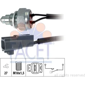 Auto-moto Spínač, světlo zpátečky FACET 7.6260