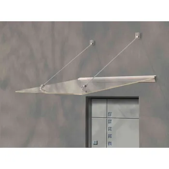 Stříška nad vchodové dveře LANIT PLAST Stříška nad dveře LANITPLAST LAZUR 150/97 bílá LG694