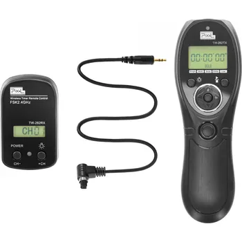 Spoušť pro fotoaparát Bezdrátová časová spoušť Pixel King TW-282, konektor N3 (Canon)