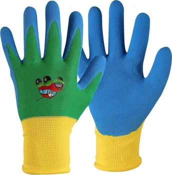 Pracovní rukavice CXS Drago dětské rukavice máčené v nitrilu modré