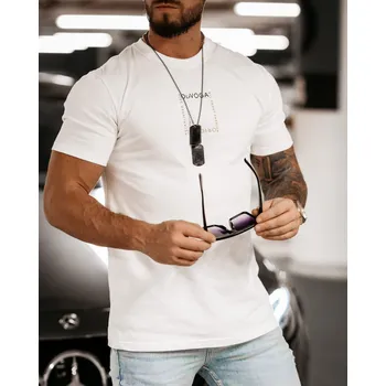 Pánské tričko 277085 ecru - Ola Voga XL