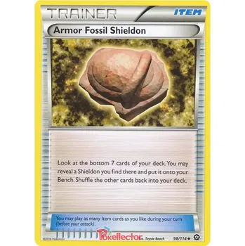 Sběratelská karetní hra Armor Fossil Shieldon 098/114 - Steam Siege Typ karty: Non-Holo