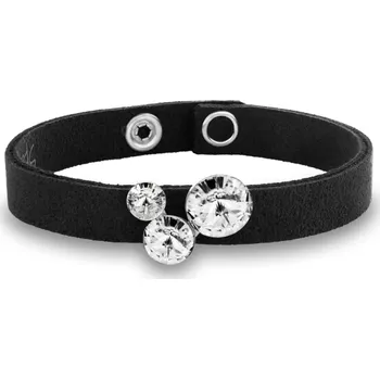 Náramek Náramek se Swarovski Elements krystaly černý Lollipop B11223CZC Krystal